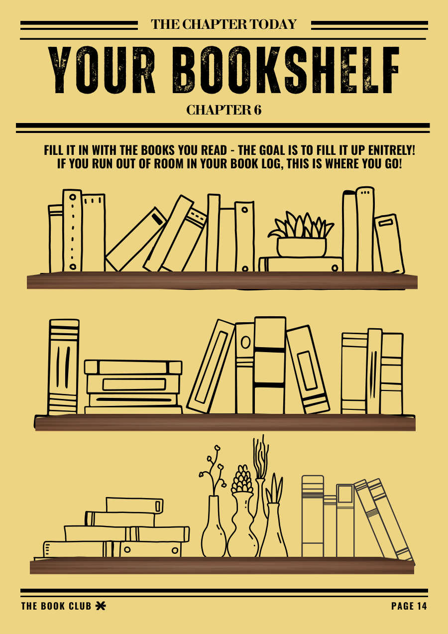 The Chapter Today, Book Club newsletter, page 15